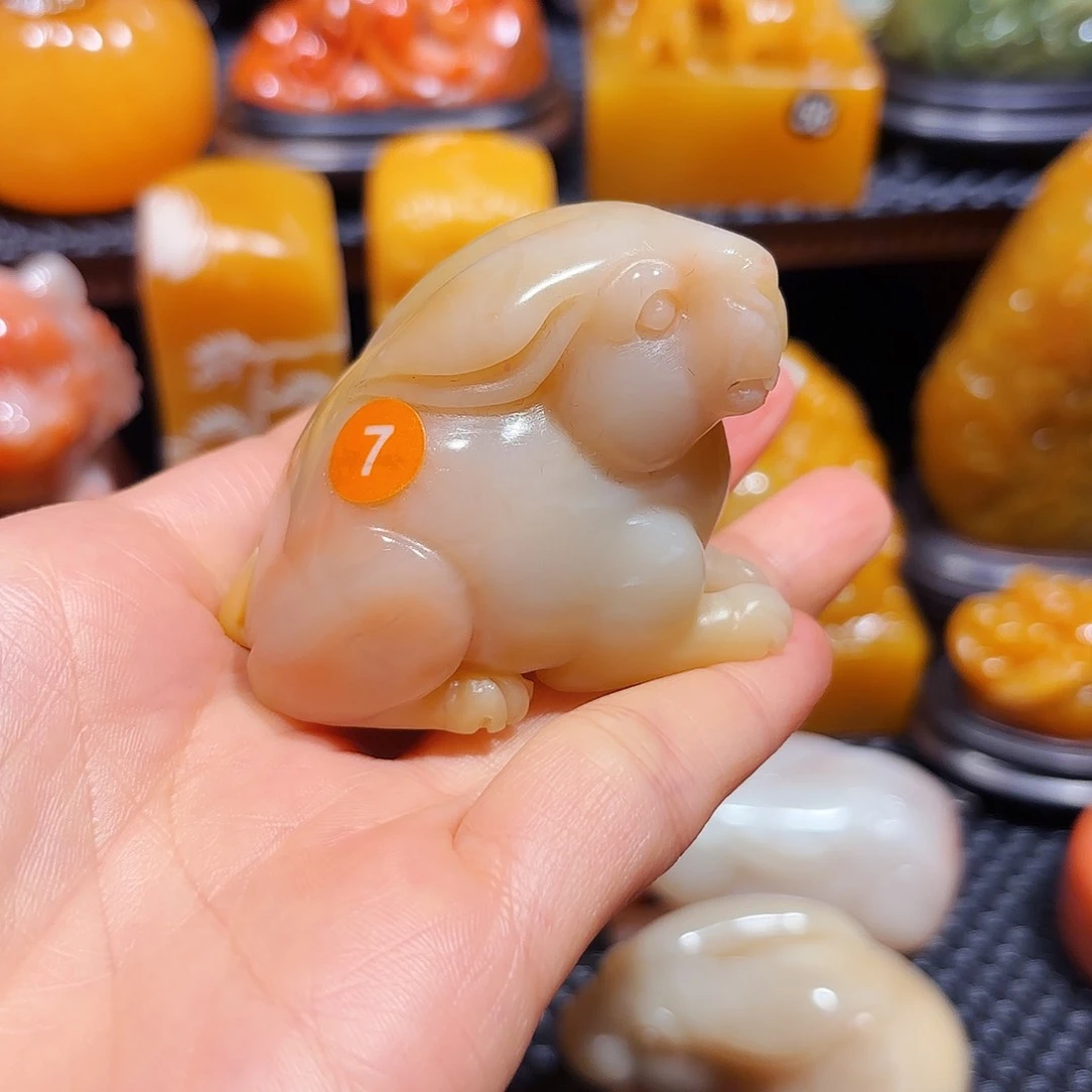 寿山石何**子石雕石雕石雕