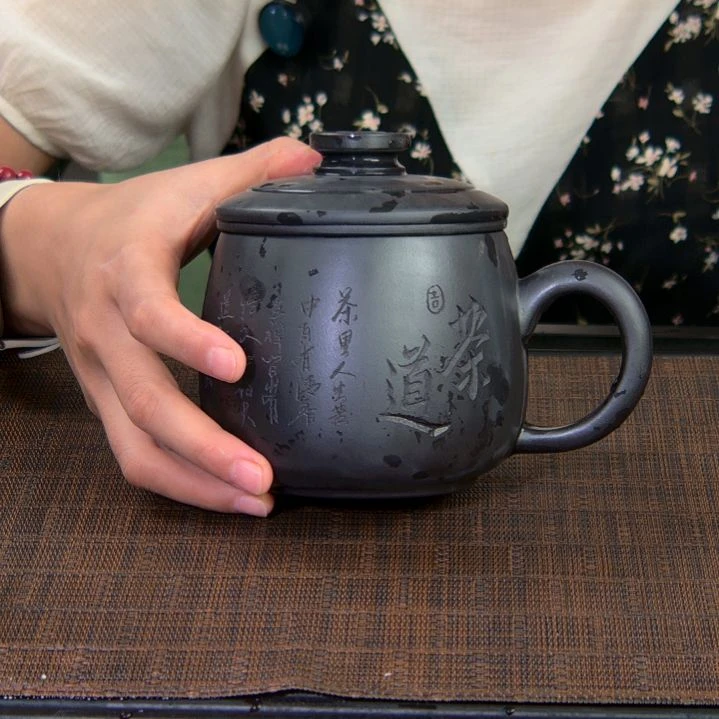 茶杯紫砂高货放漏