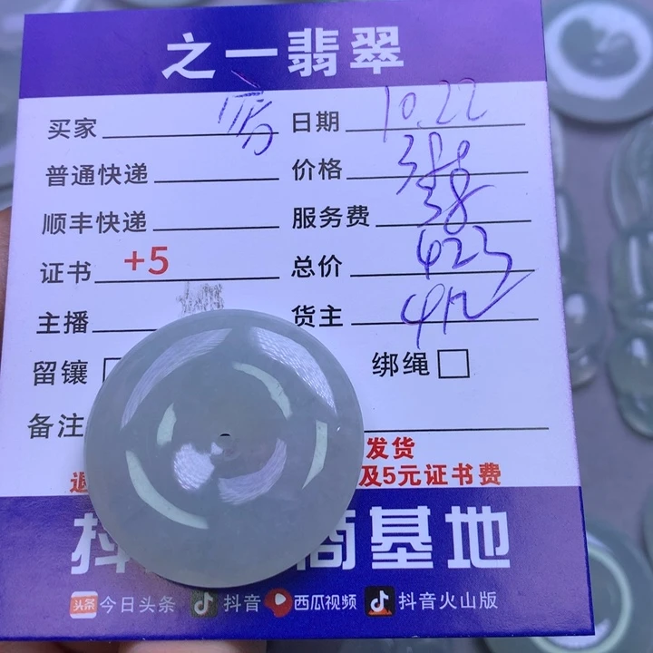 颈饰未镶嵌翡翠容