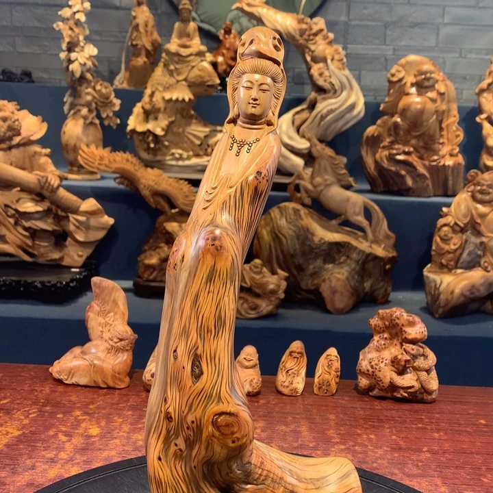 柏木（崖柏）根雕摆件