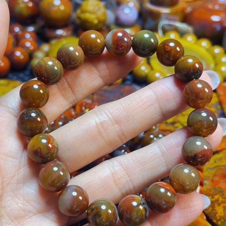 玛瑙/玉髓战国红手串未镶嵌