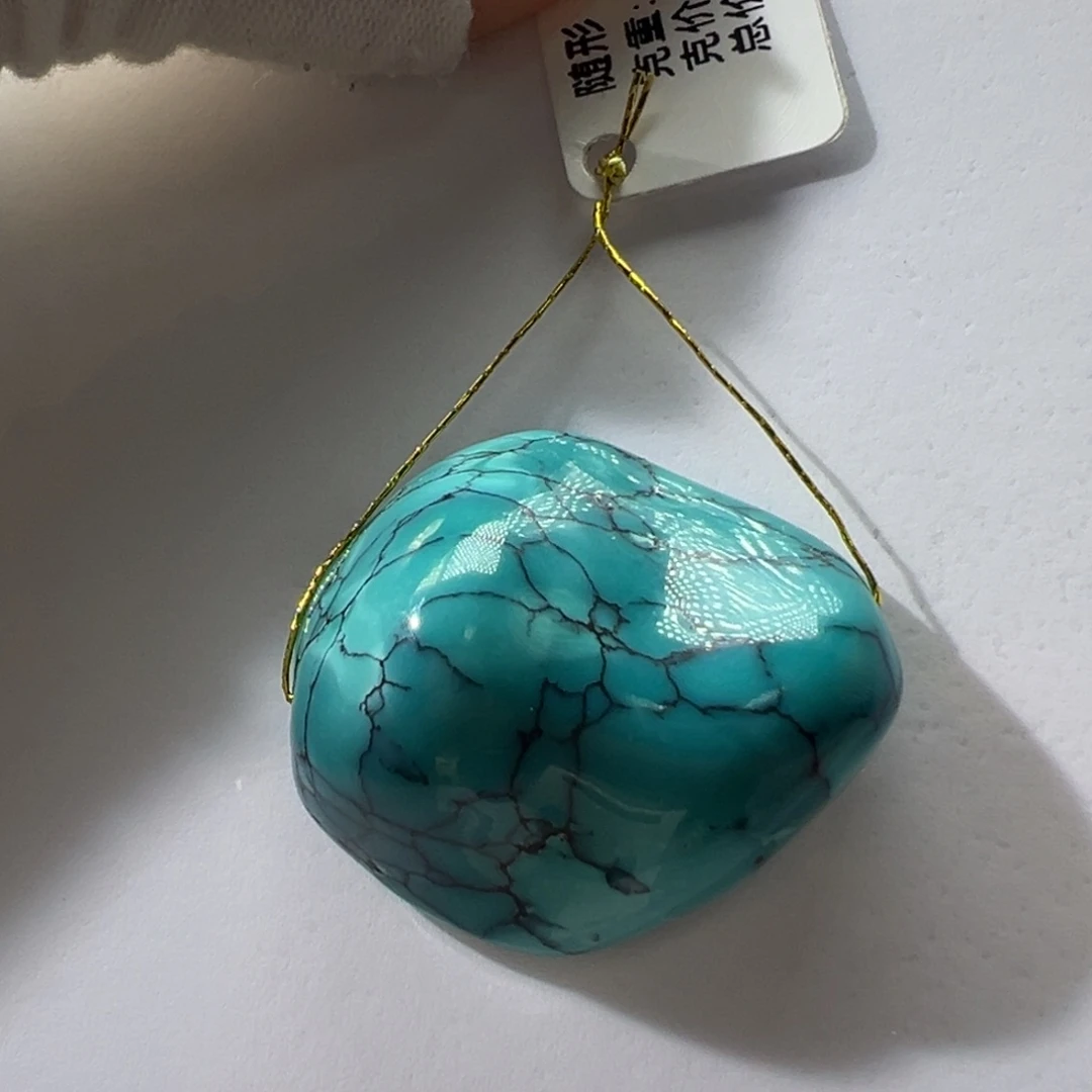 绿松石未镶嵌挂件