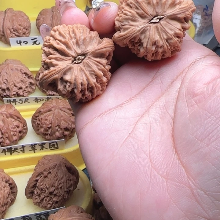 逃***车桃核吊坠文玩核桃南将石