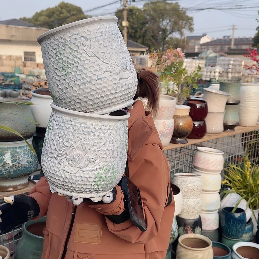 王嫂花盆1218-357高22口18