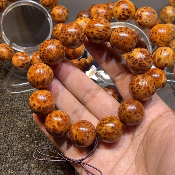 手串/手链柏木（崖柏）2.0陈化红油小满瘤疤手串