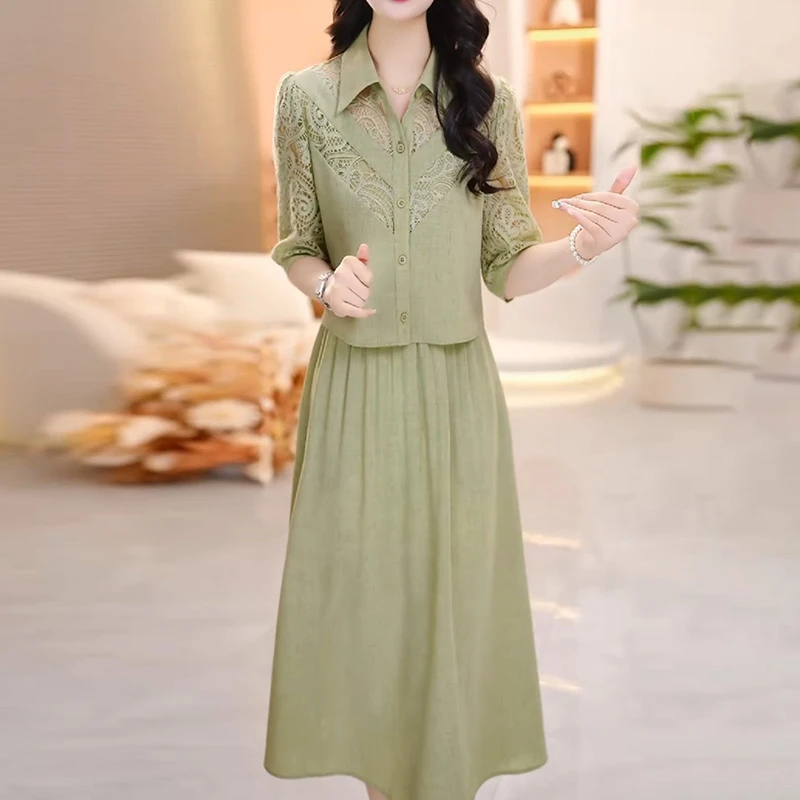 连衣裙新款女夏季今年流行十三行爆款气质名媛轻奢高级感裙子1377