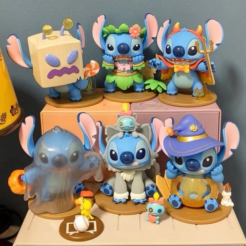 新奇特！ 史迪仔搞怪盲盒手办潮玩公仔桌面摆件玩偶女生礼物