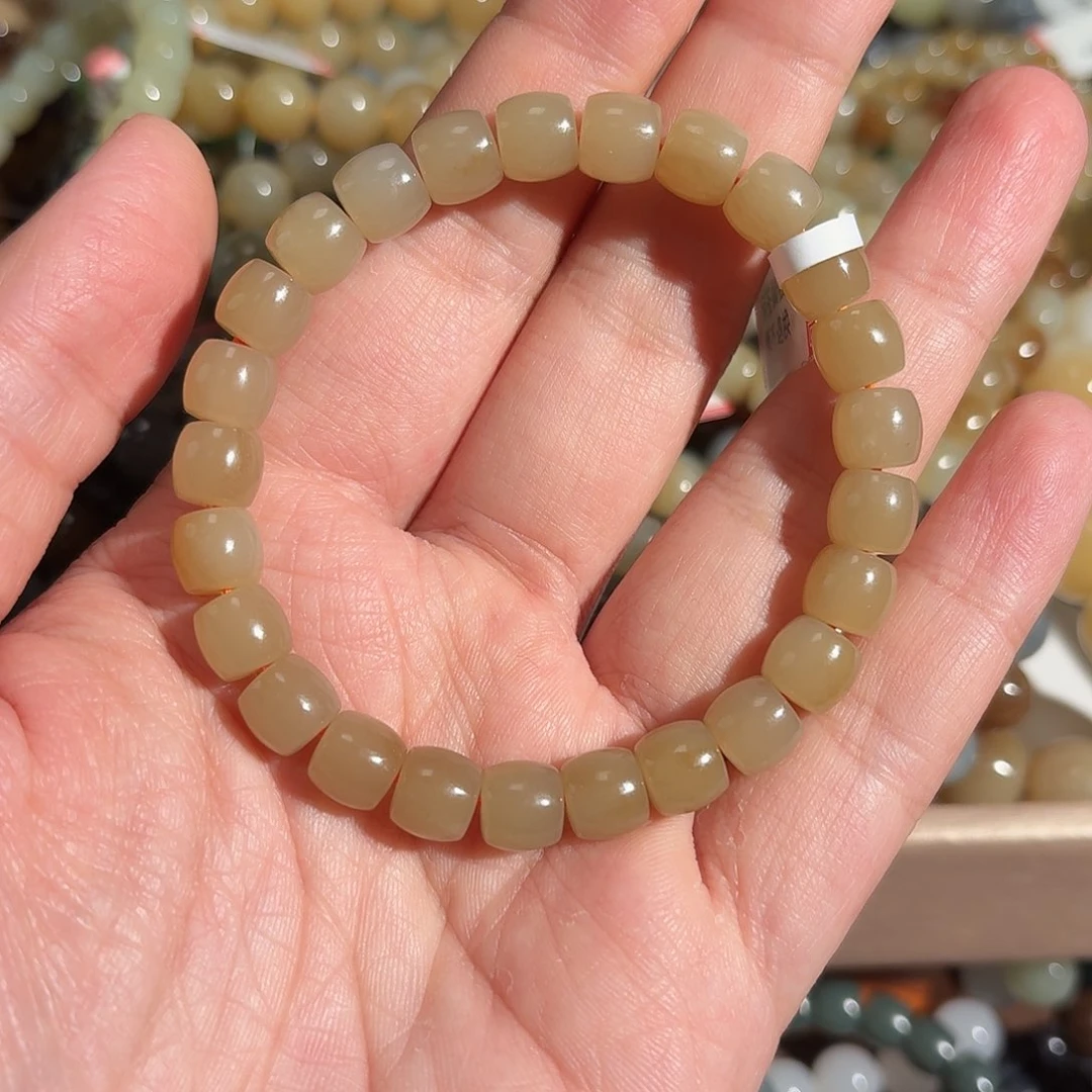 和田玉手串未镶嵌