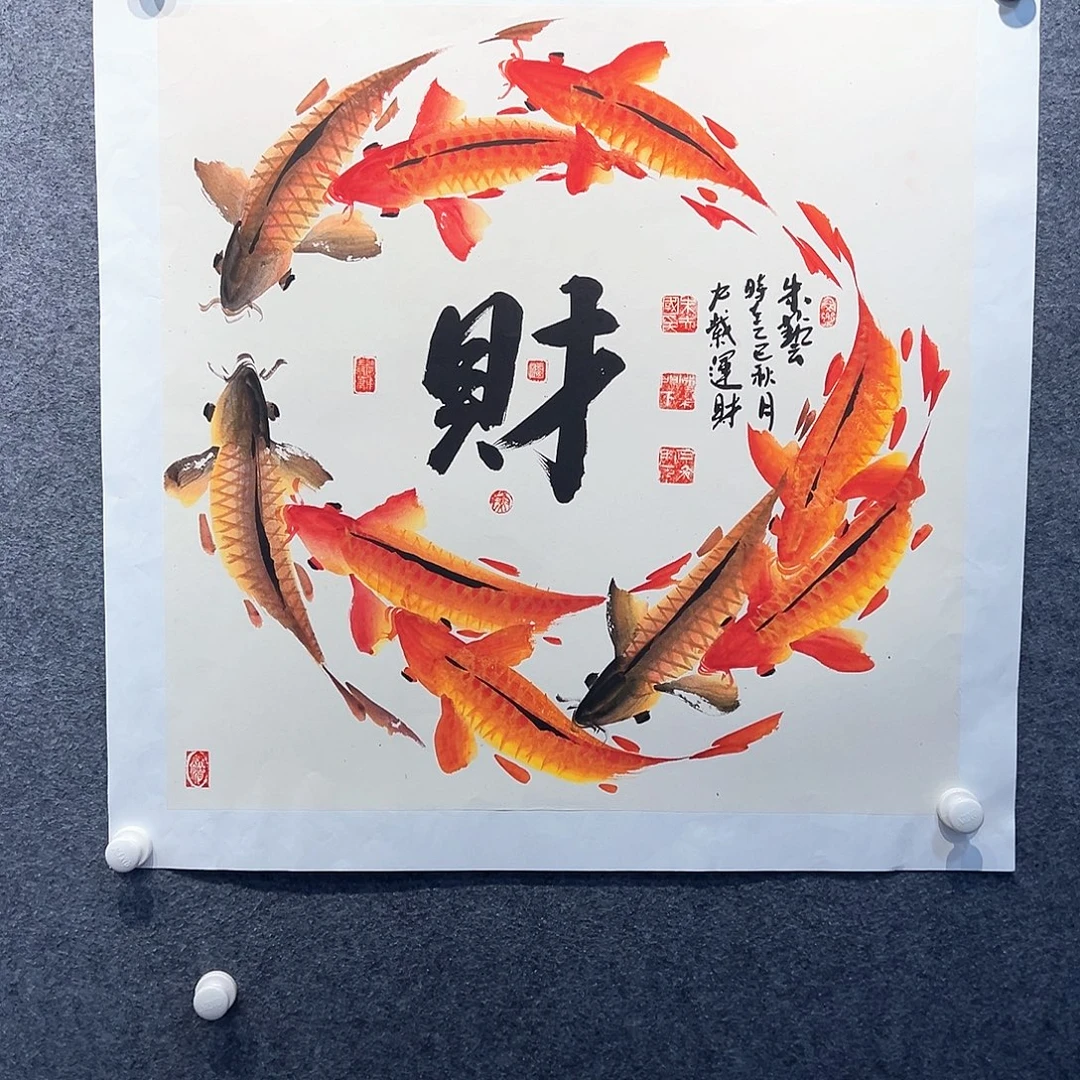 国画纯手绘系列画心