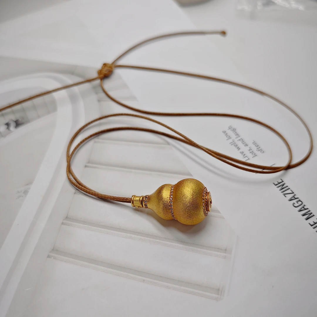 吊坠925银 S92银葫芦吊坠精美别致百搭367号