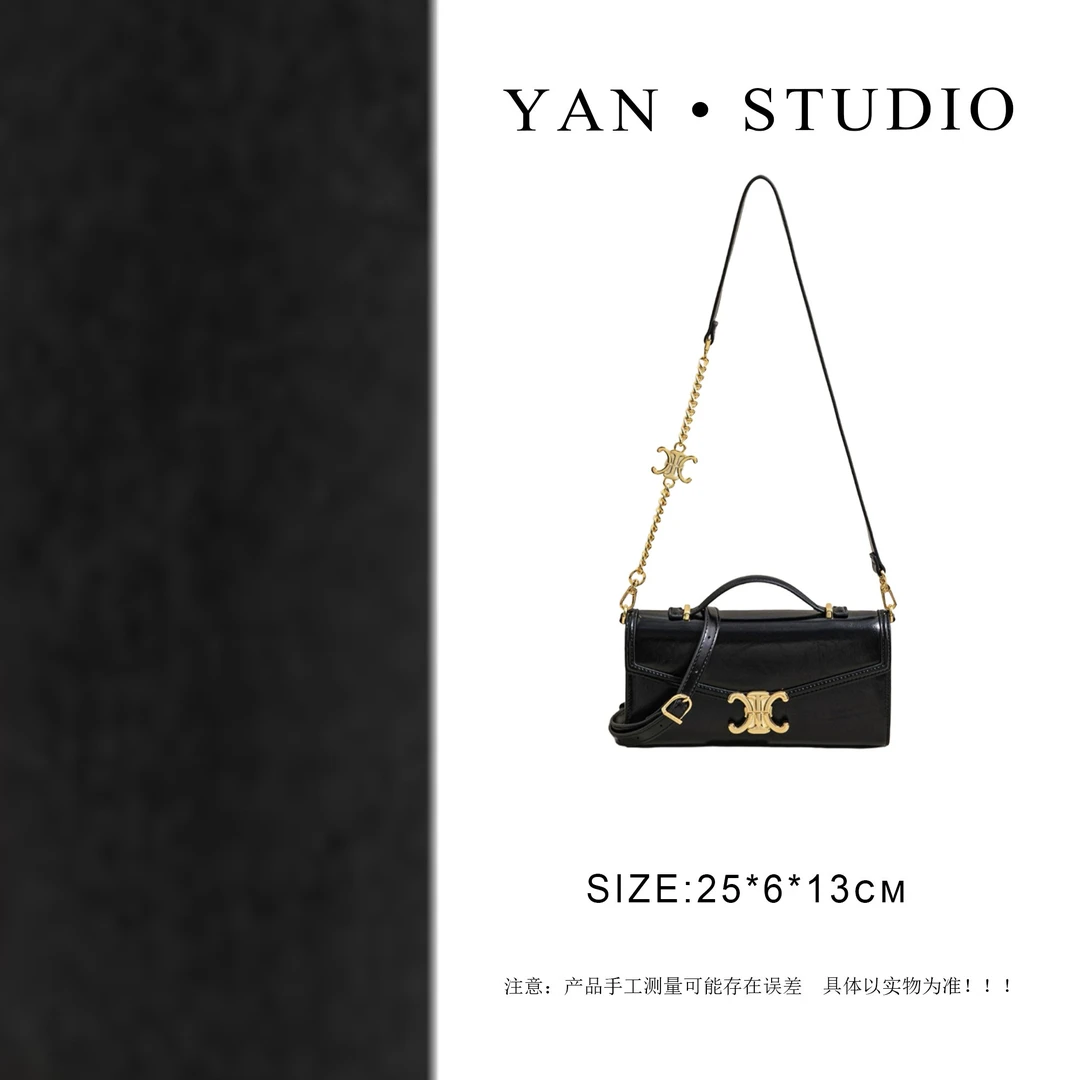 【艳姐甄选】SK-93082-黑色-轻奢时尚百搭新款女包