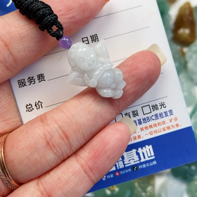 【闪购商品】翡翠颈饰未镶嵌天使