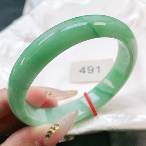 未镶嵌手镯翡翠54贵妃0491
