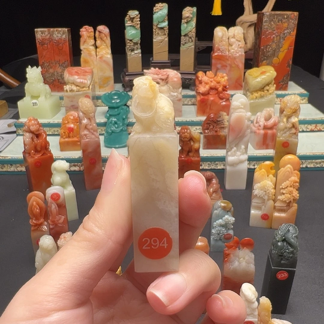 印石寿山石手工制作