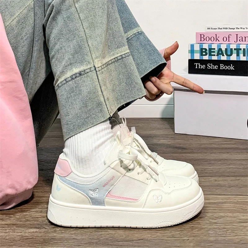 回力超火多巴胺板鞋轻便透气运动休闲鞋2025秋季新款配裙子小白鞋