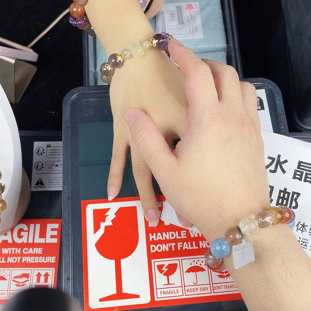 手链银S925镶嵌水晶