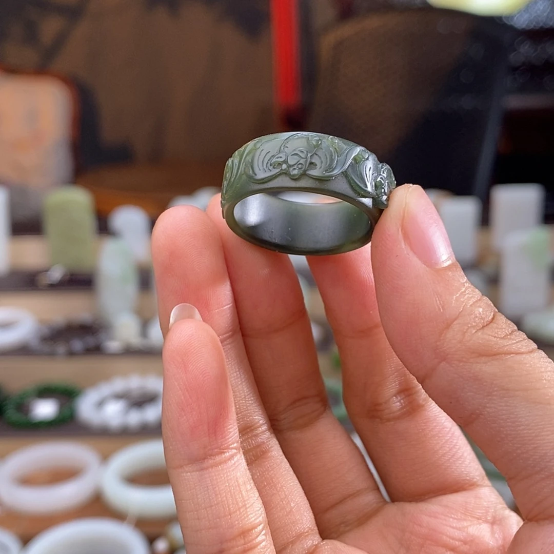 【闪购商品】和田玉戒指未镶嵌