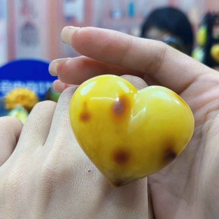 蜜蜡银S925镶嵌裸石戒指