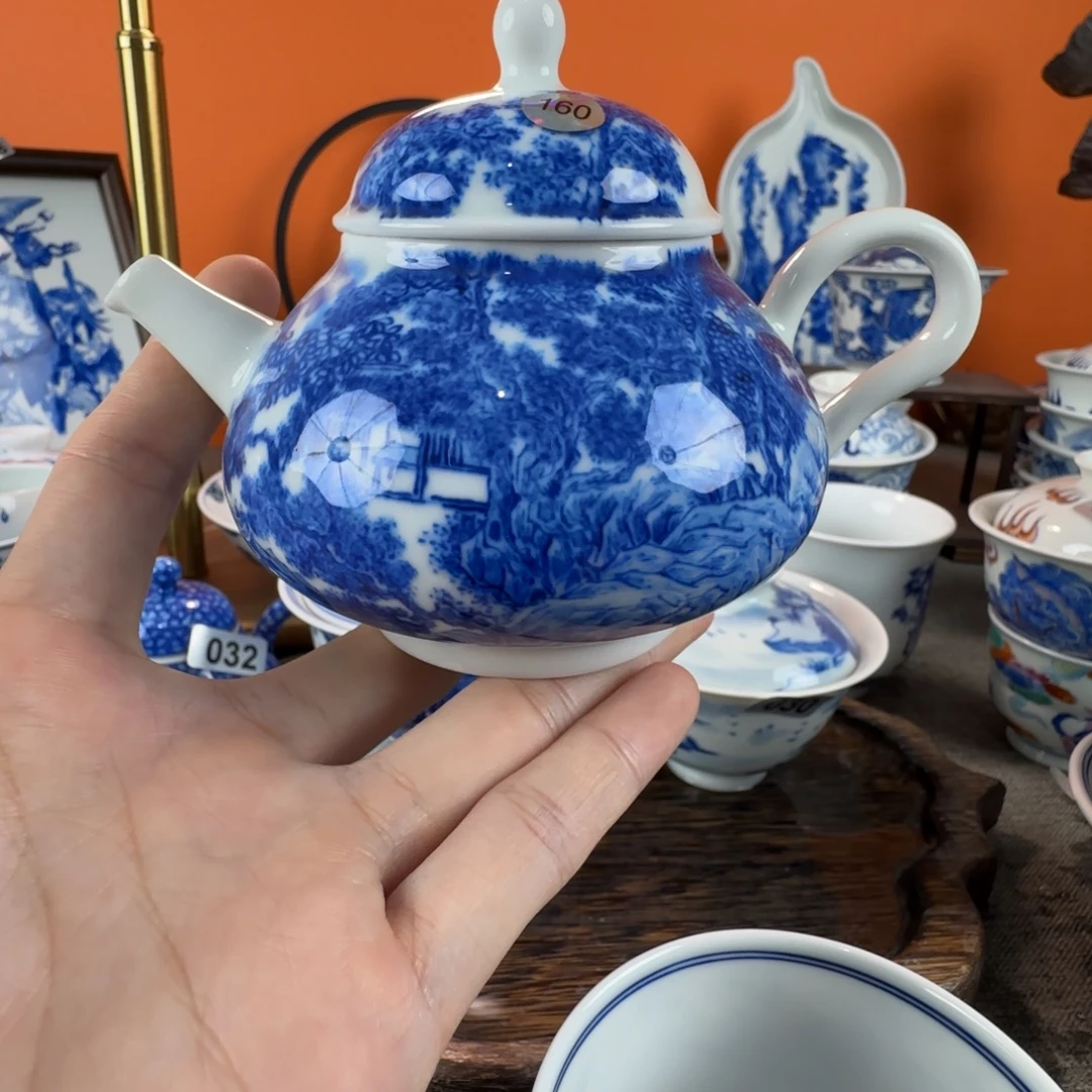 瓷片景德镇手绘青花瓷器160