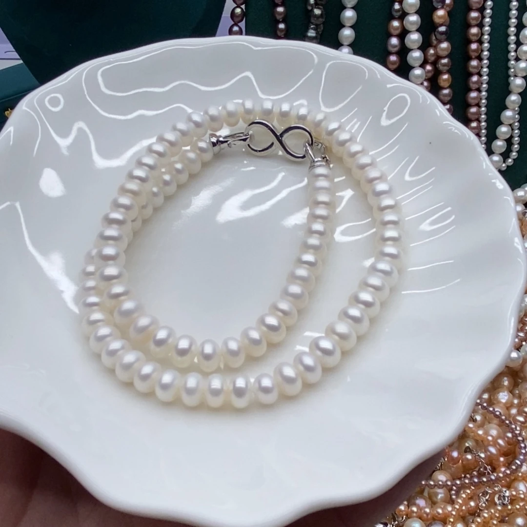 多***张淡水珍珠天然淡水珍珠无人工干预银S925镶嵌