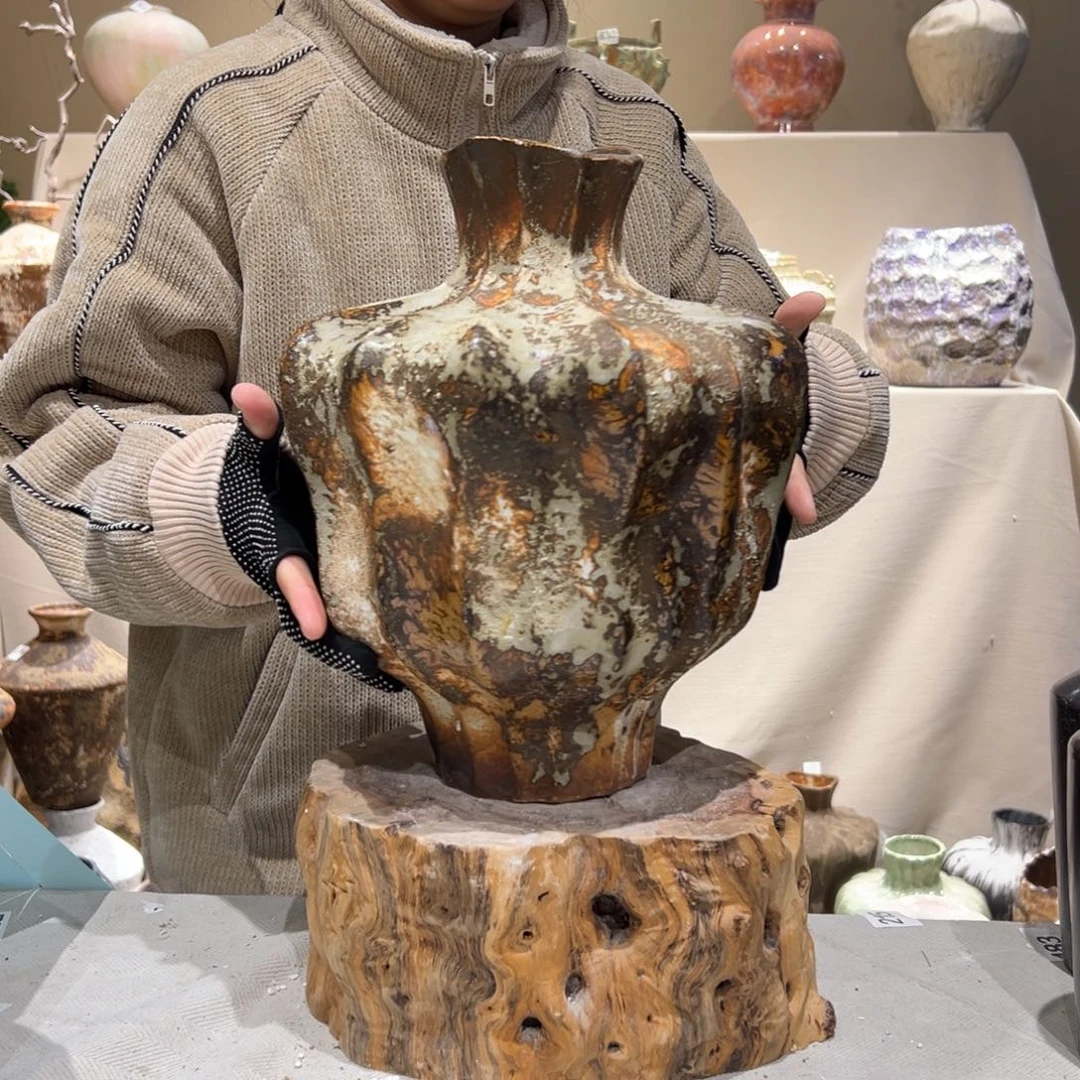 景德镇高温陶瓷327花瓶摆件花瓶摆件花瓶