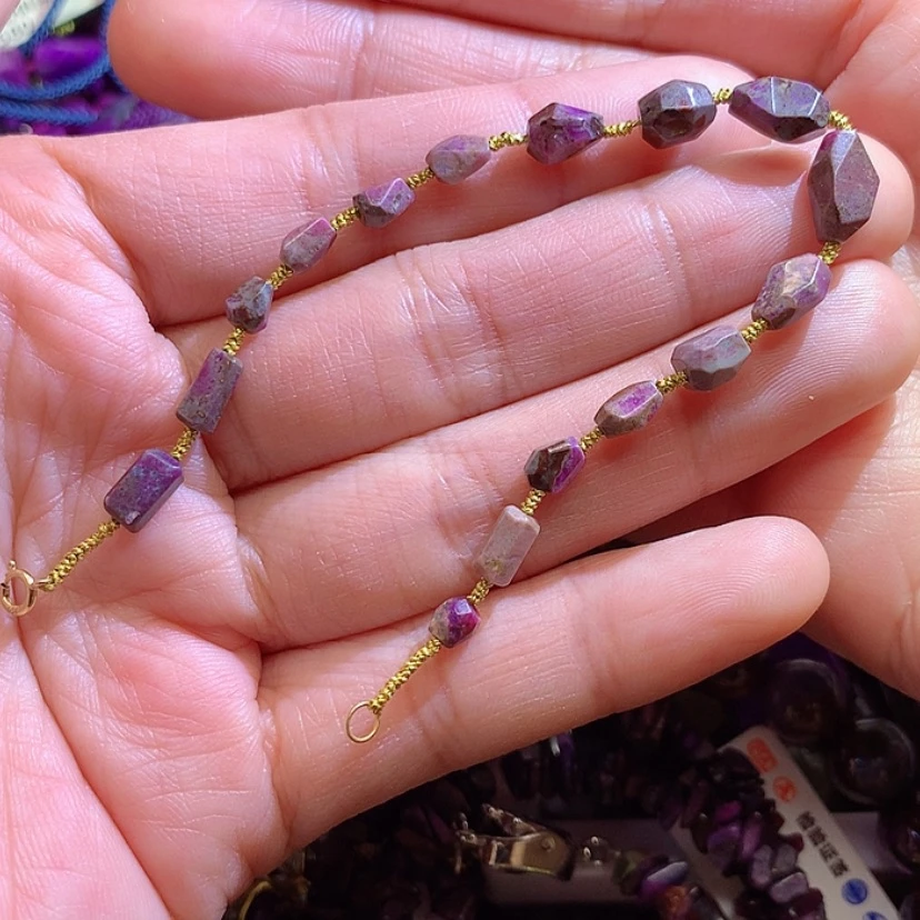 【闪购商品】苏纪石（舒俱来）手链18K金镶嵌