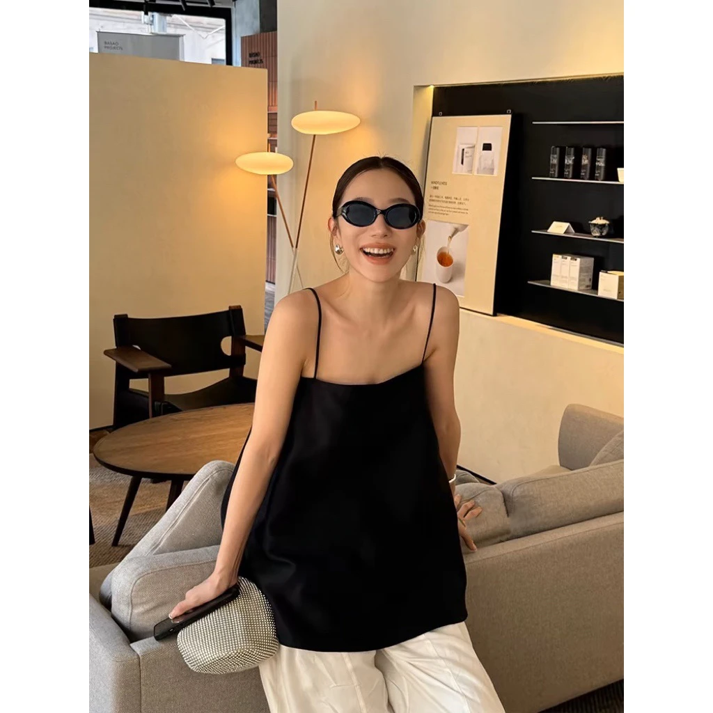 （反转梦境）2025春夏新款美背抹胸吊带背心海边三亚旅游穿搭T3233#