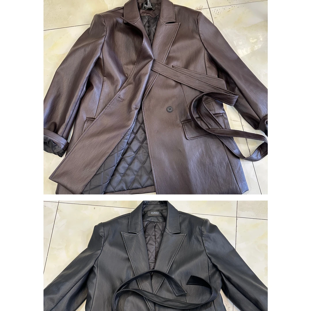 美丽订单加棉短皮衣170斤以内（241003-2）