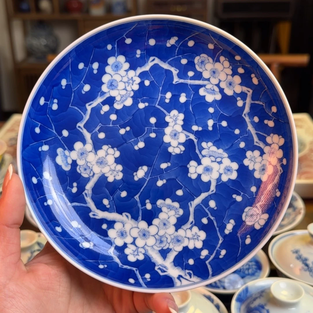 杯重工冰梅壶乘纯手绘