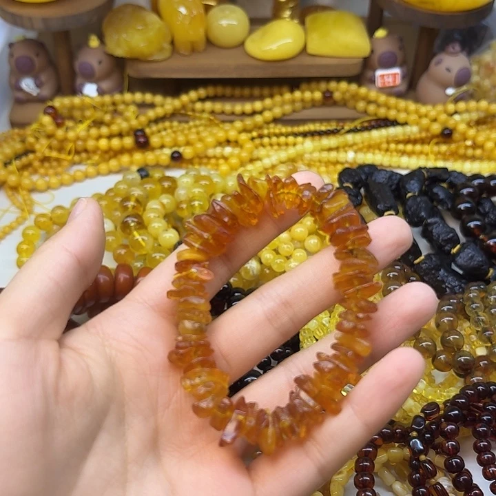 琥珀未镶嵌珠宝奇石