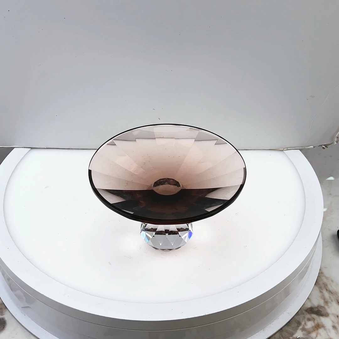 茶盏琉璃水晶坚果盘