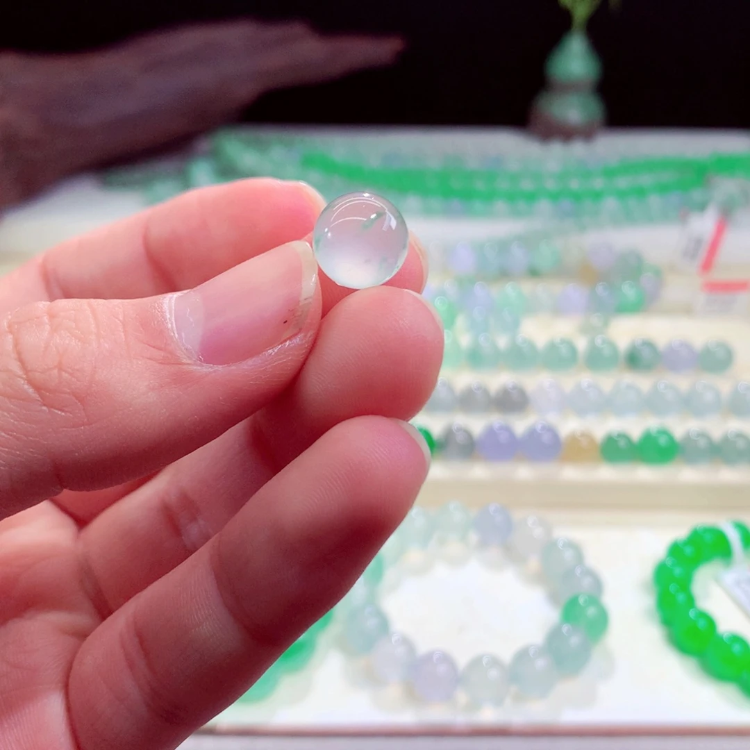 翡翠未镶嵌手链卡10.3