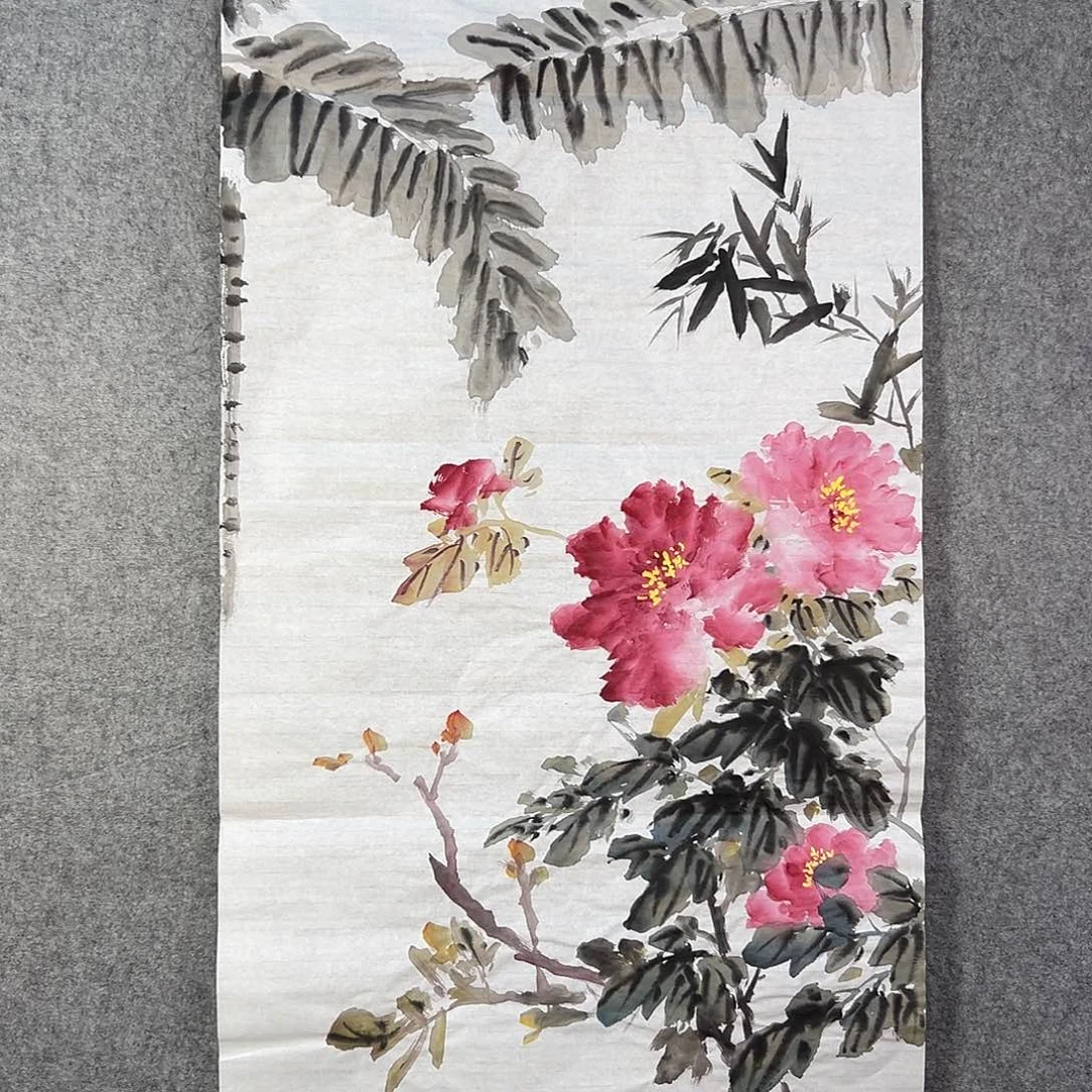 国画086 牡丹花等花开时节也可用