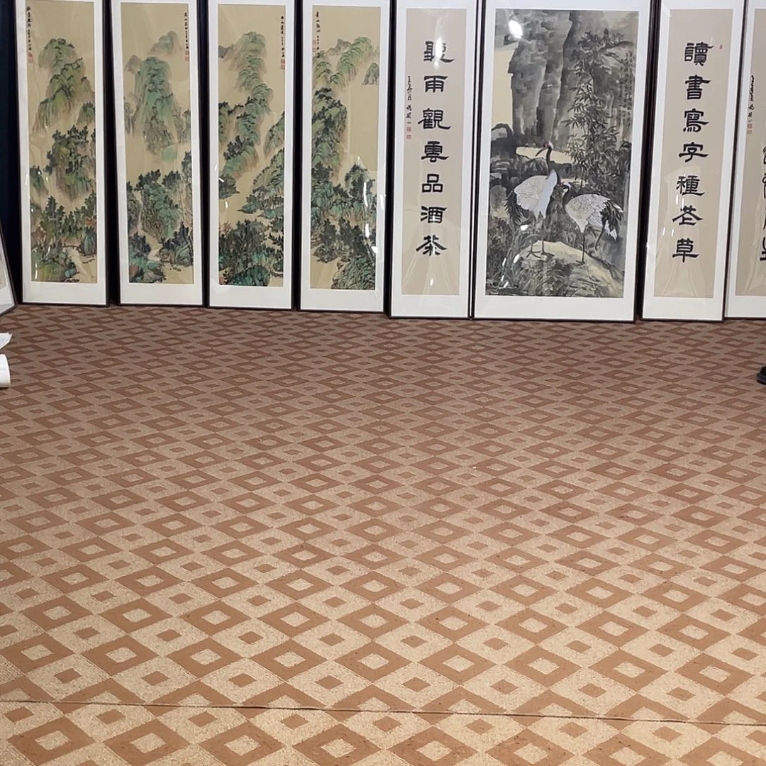 郭***国画手绘画作品带框