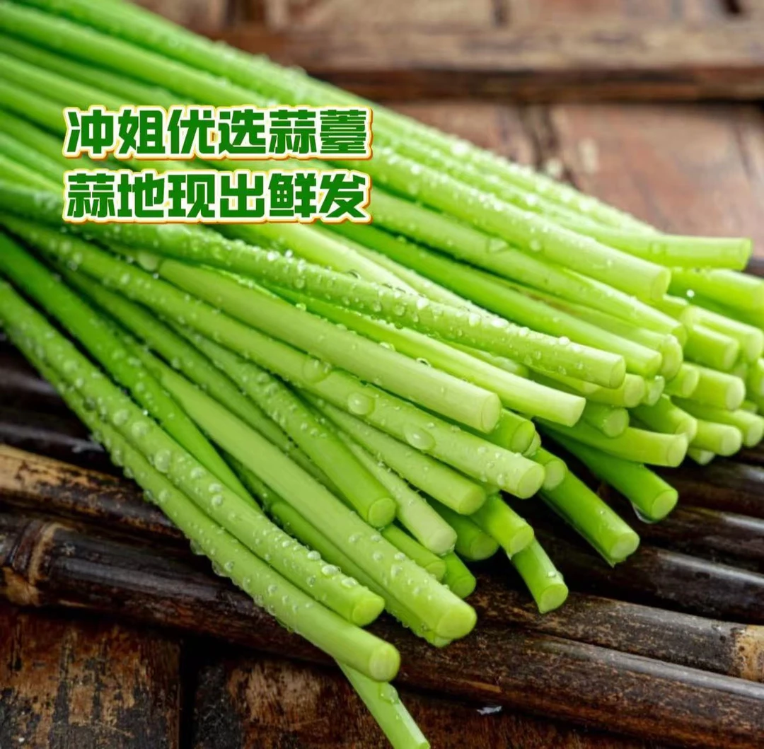 【冲姐源头直销】新鲜蒜苔/五斤/无任何添加/吃的放心