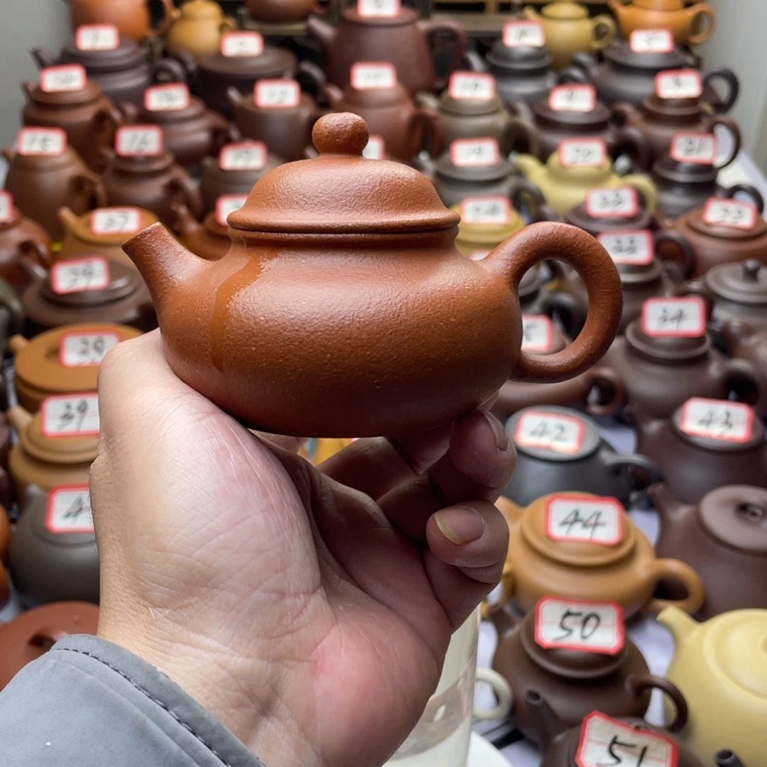 茶壶紫砂宜兴紫砂半手工