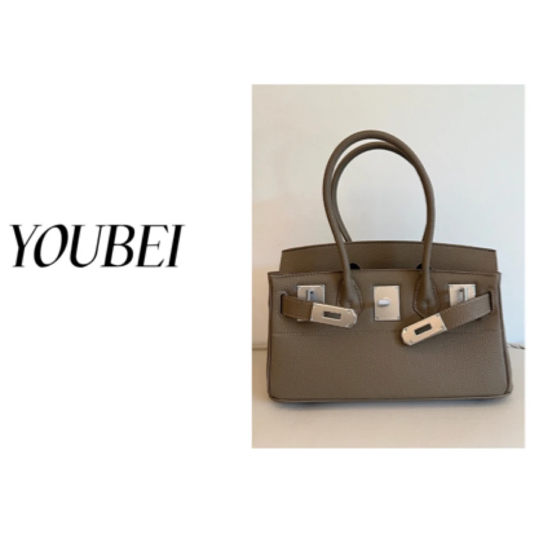 YOUBEI/矮版铂金百搭轻奢真皮女包