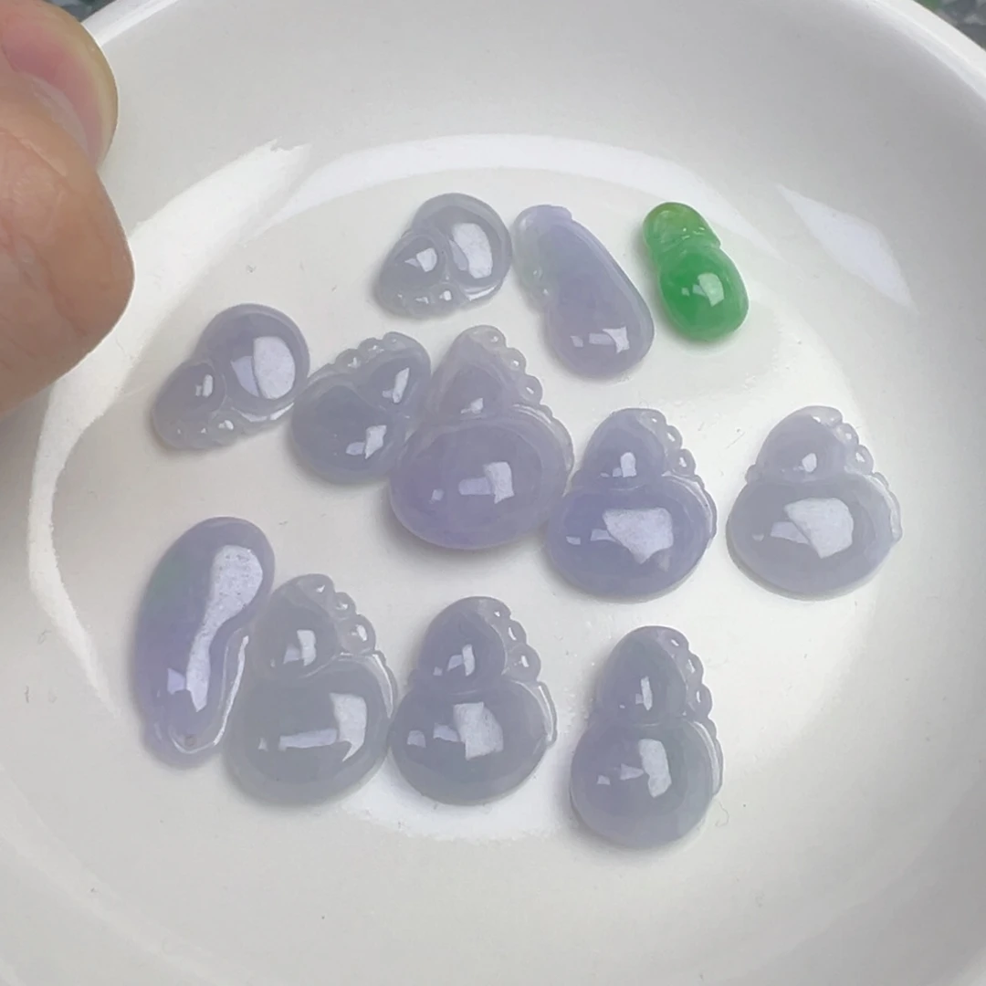 翡翠散珠紫葫芦 福瓜