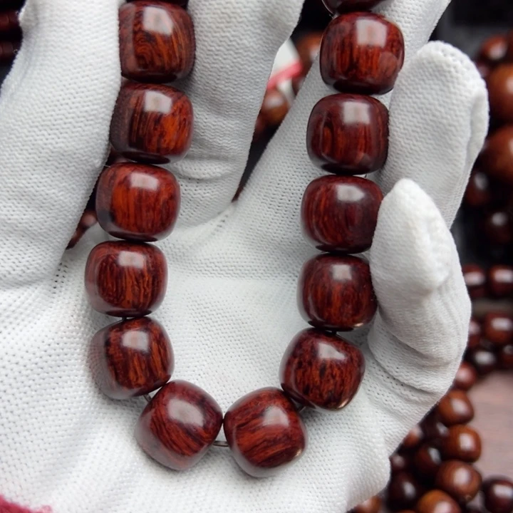 木命**造海南红降13*14鸡血红满芝麻点精品老型