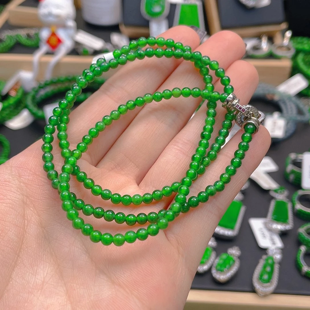 翡翠颈饰未镶嵌项链卡3.5