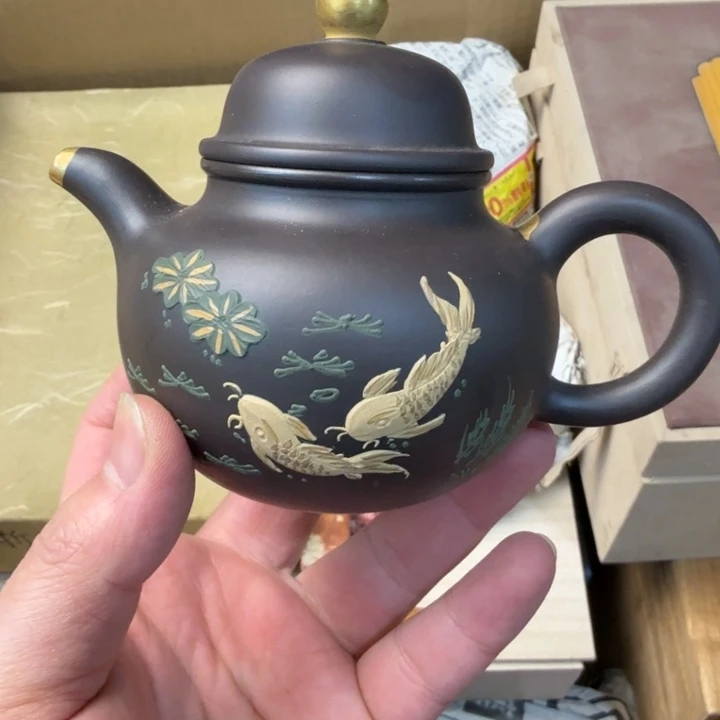 紫砂茶宠现代工艺美术作品