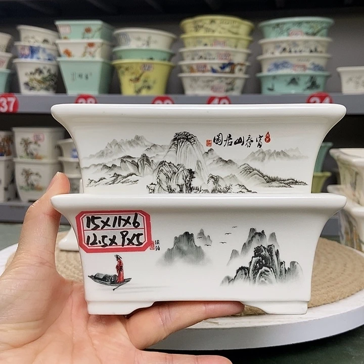 紫砂宜兴紫砂花盆