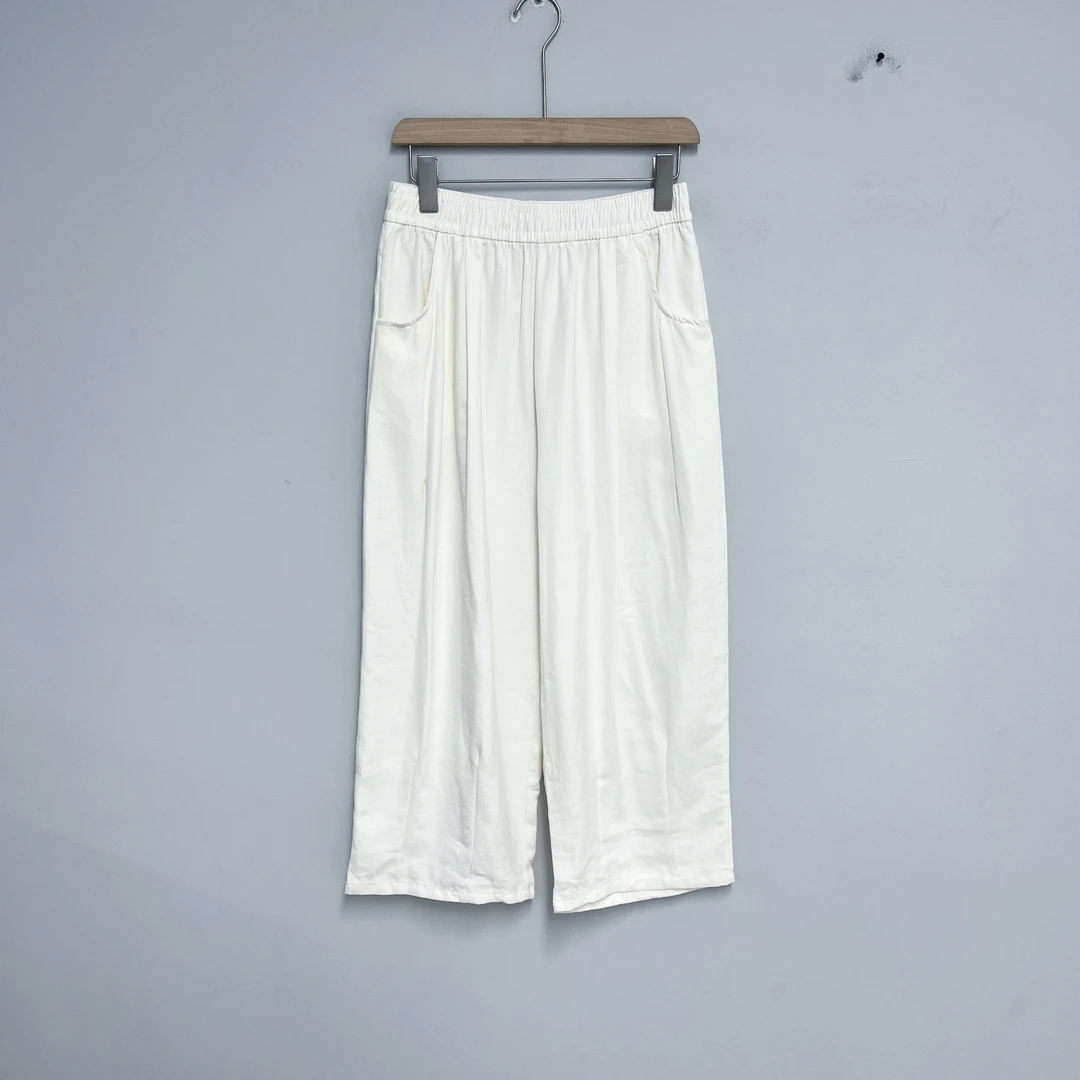 332女装休闲裤直筒时尚百搭宽松纯色阔腿裤