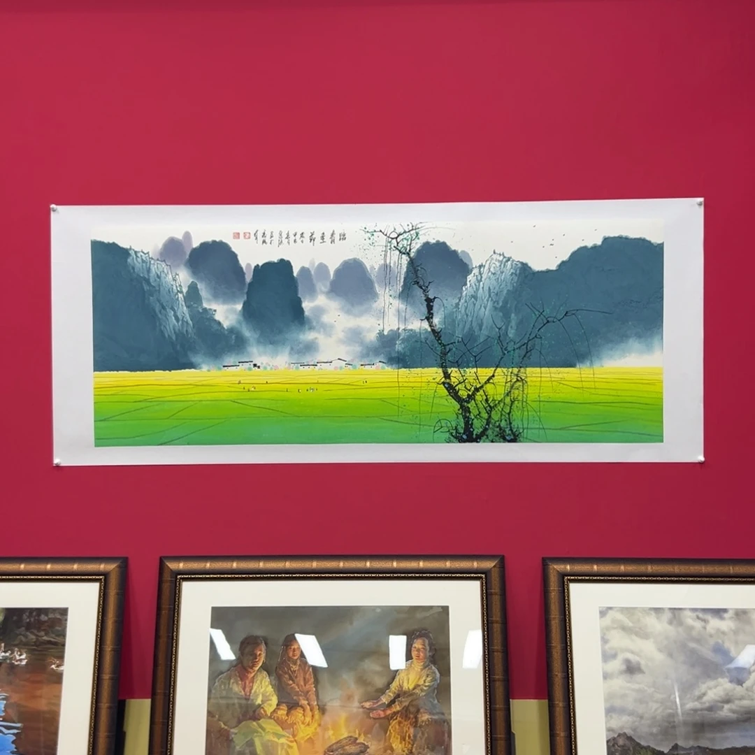 国画张泉踪小六尺精品