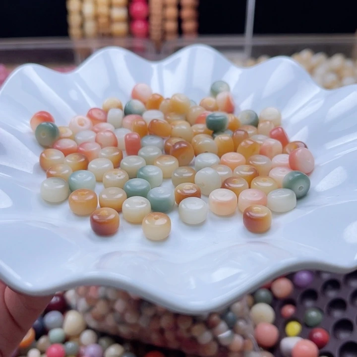 白玉菩提吊坠z9mm/150颗药片瑕