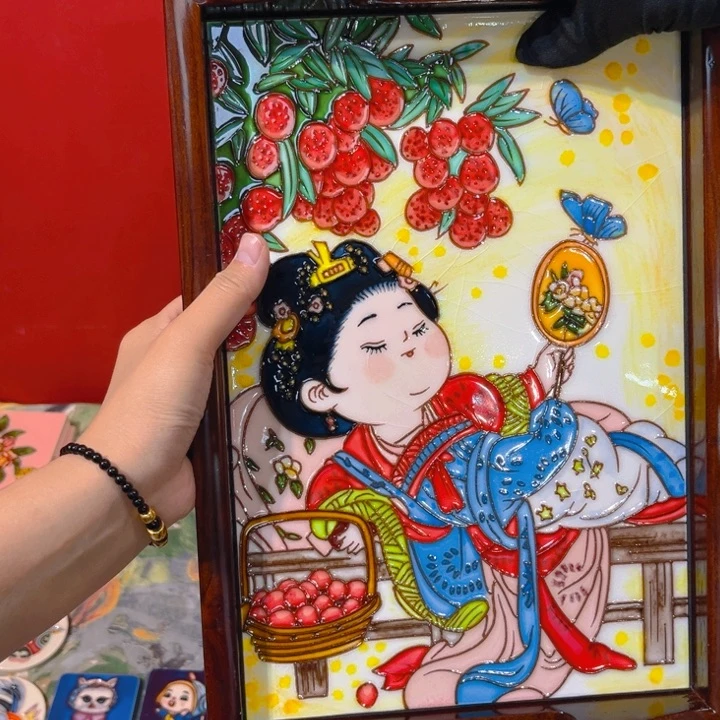 瓷片瓷板画艺术作品