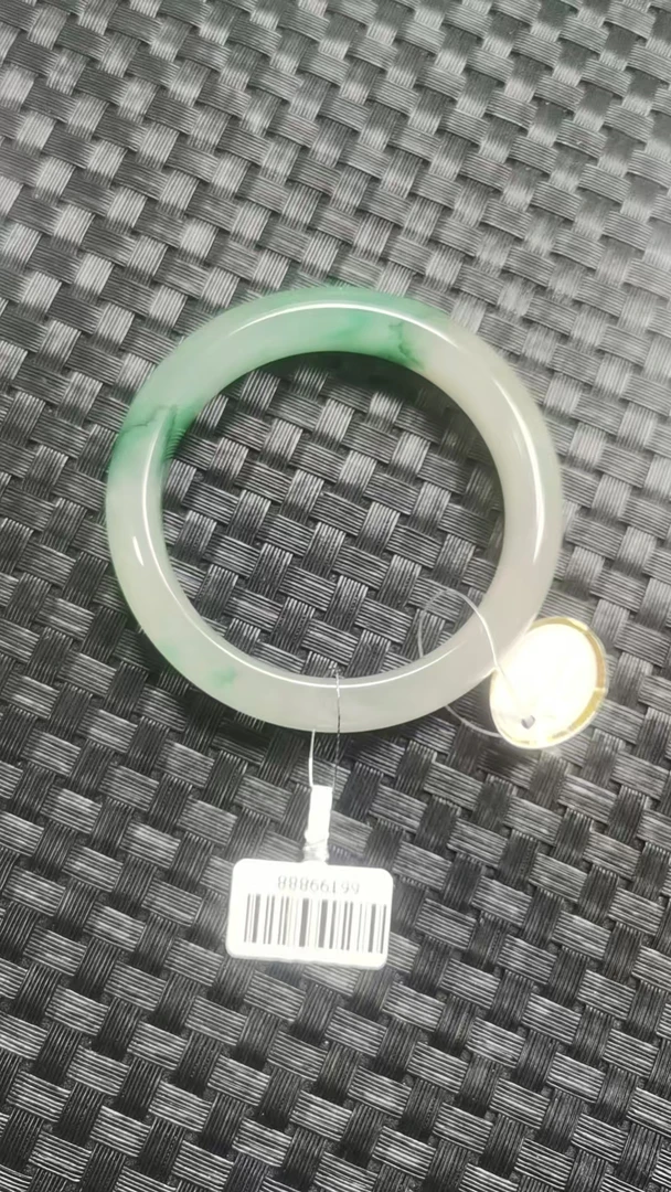 天然玉石独龙玉【高品阶】高冰飘花手镯