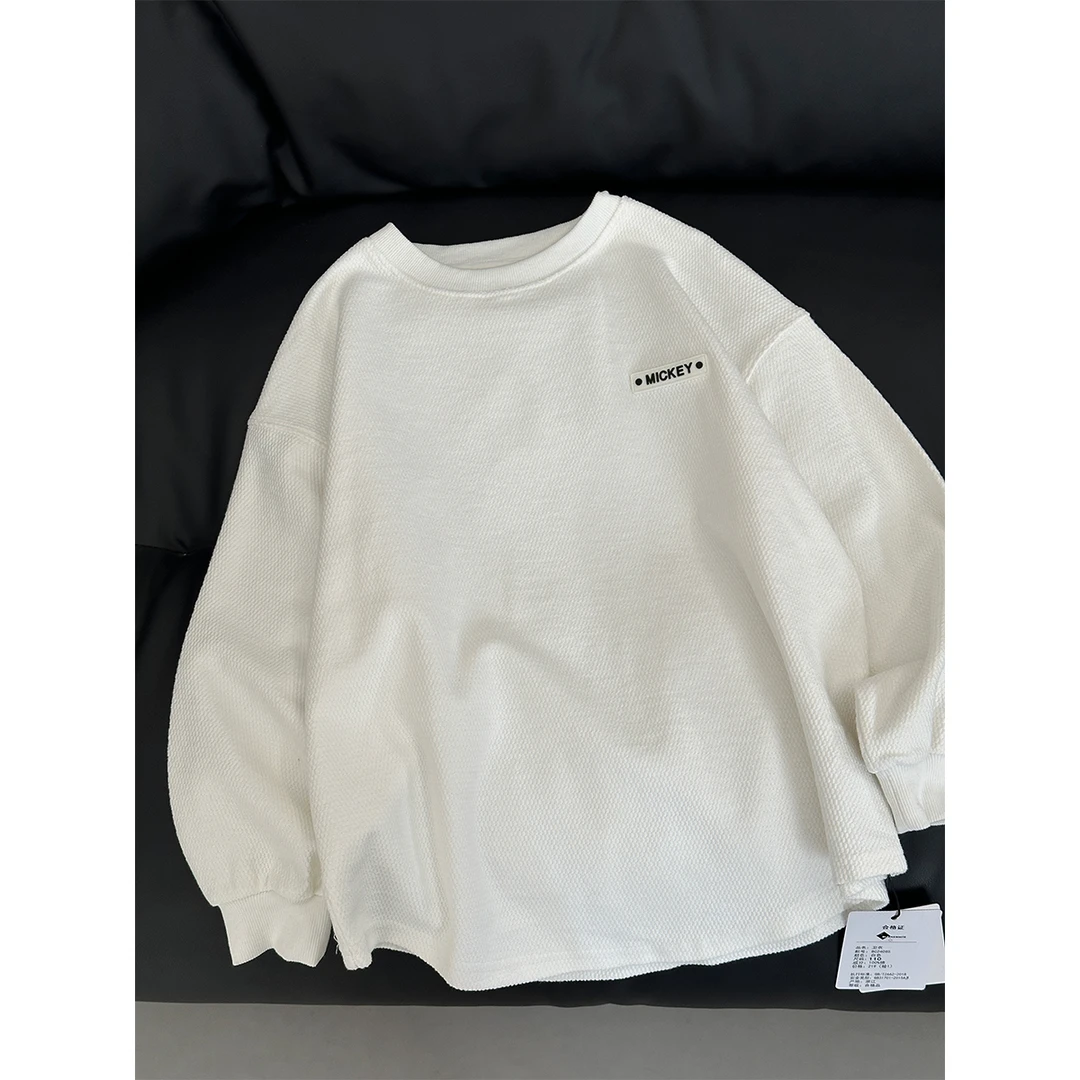 【直播专享款】男童白色卫衣春秋款BC24085