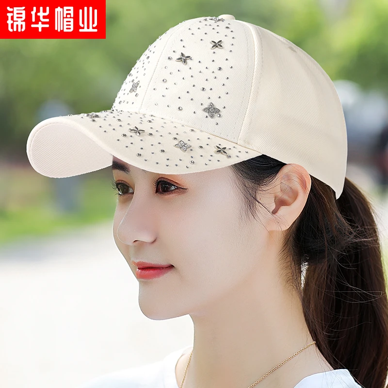 帽子女士洋气夏季鸭舌帽透气棒球帽减龄新款遮阳帽时尚防晒太阳帽