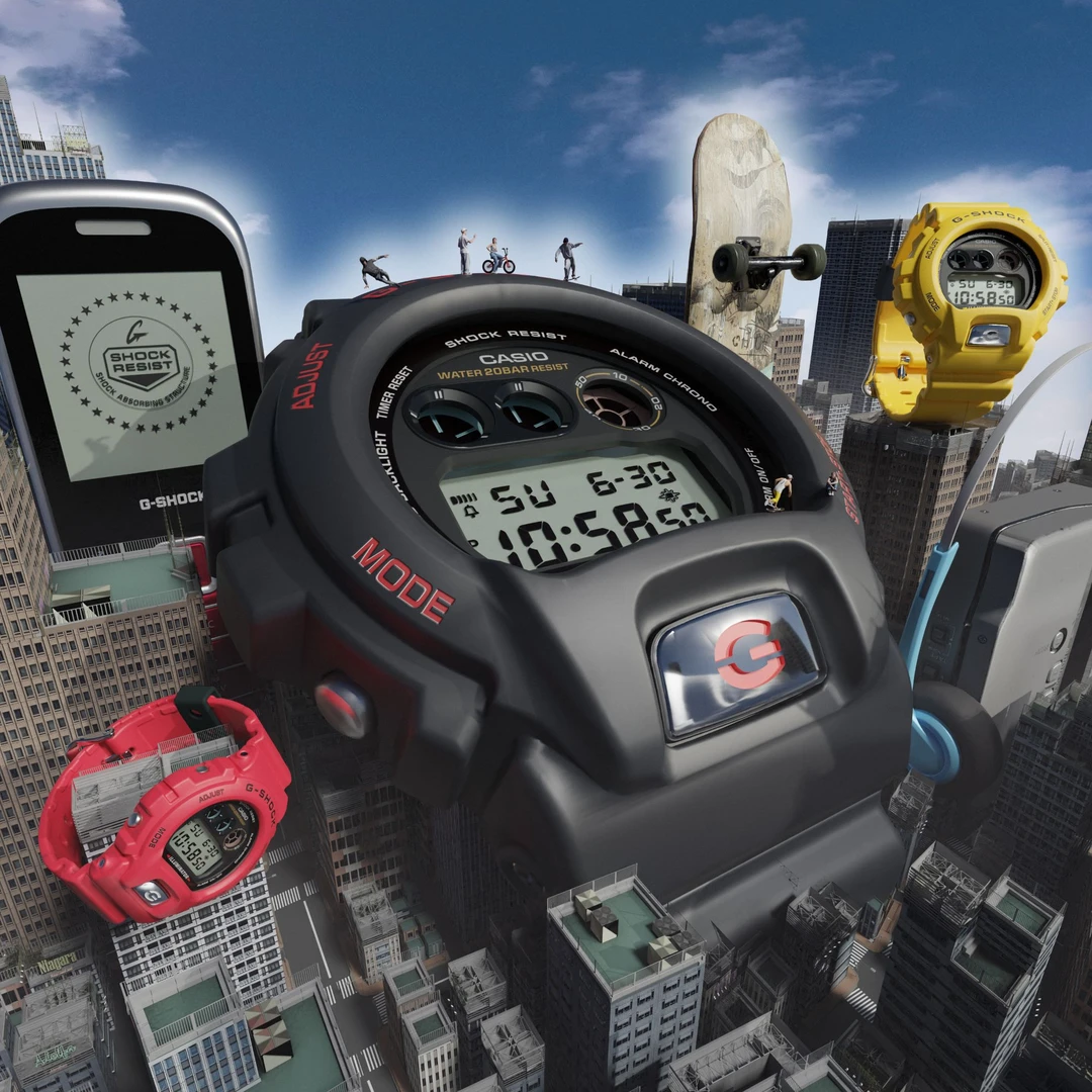 Casio/卡西欧G-SHOCK手表男30周年6900经典防水防震运动DW-6900TR